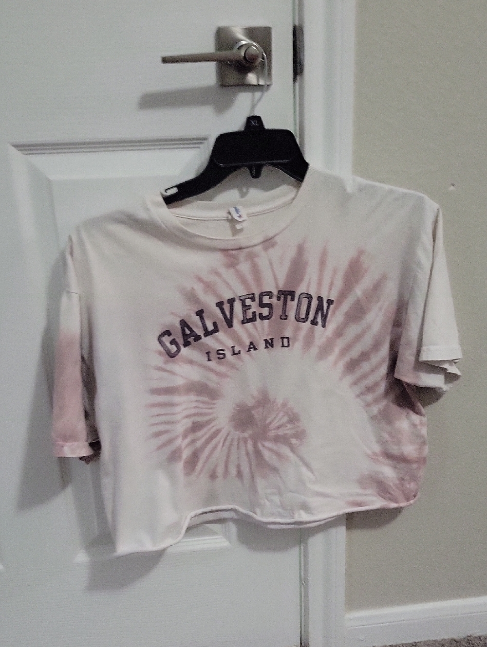 Galveston Island Tie-Dye Crop Tee